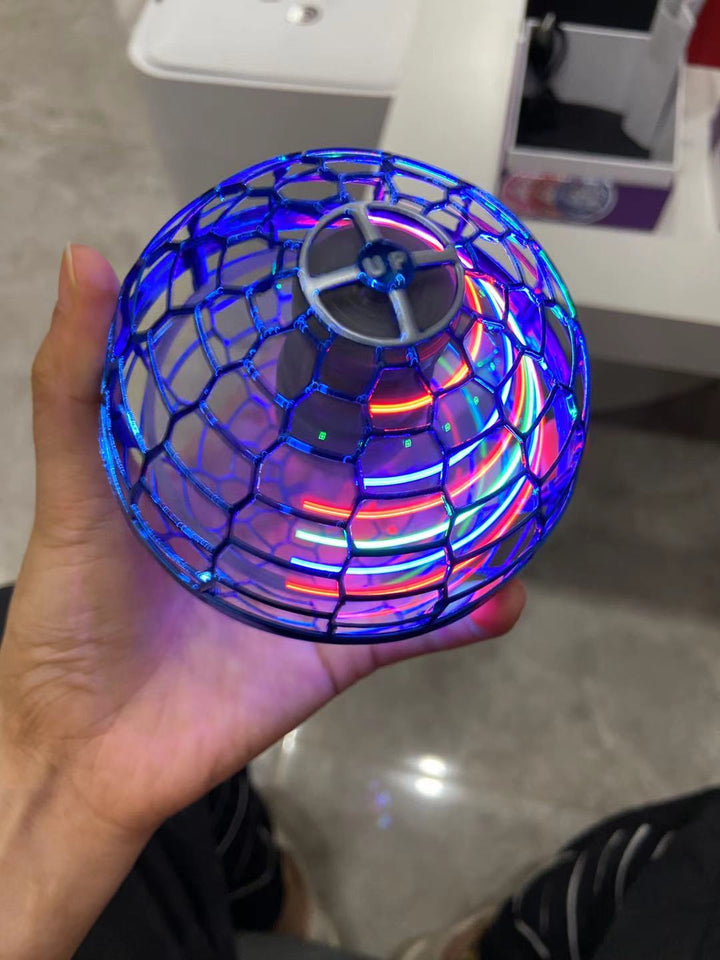 Flynova Pro latająca piłka zabawka Spin Ręcznie sterowany dron-helikopter Mini-UFO obracające się 360 stopni z światłem Prezenty dla dzieci