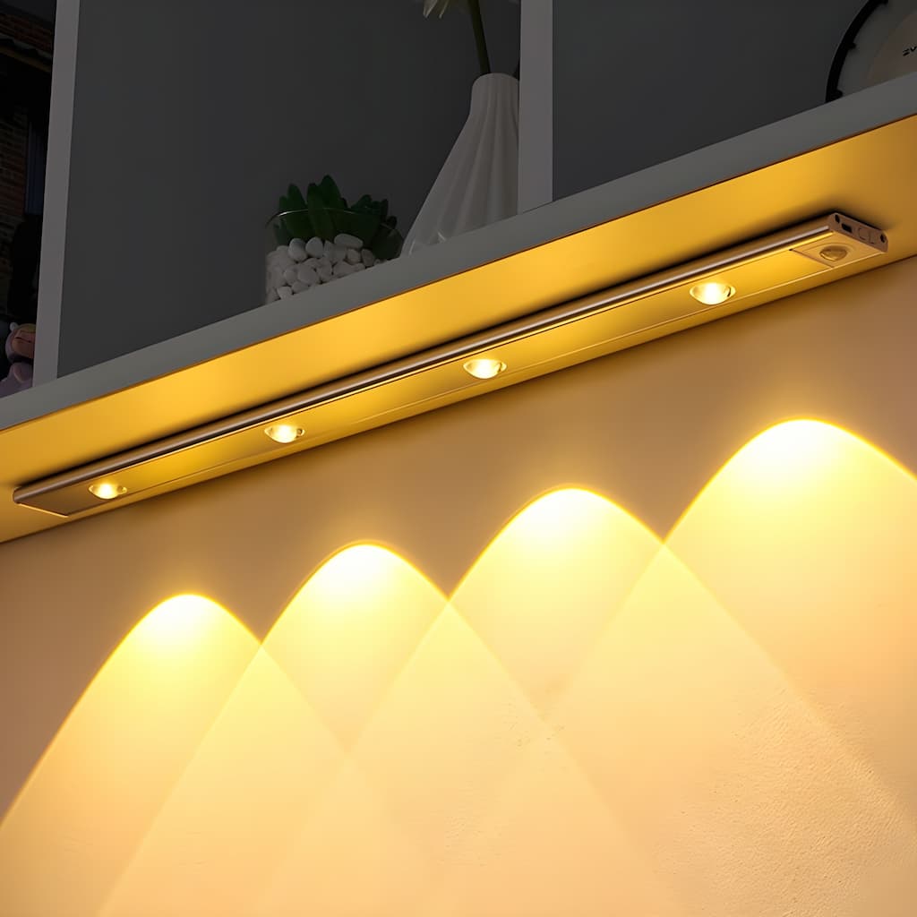 Bezprzewodowe inteligentne lampy LED z czujnikiem ruchu | Ładowalne i energooszczędne oświetlenie do każdego pomieszczenia