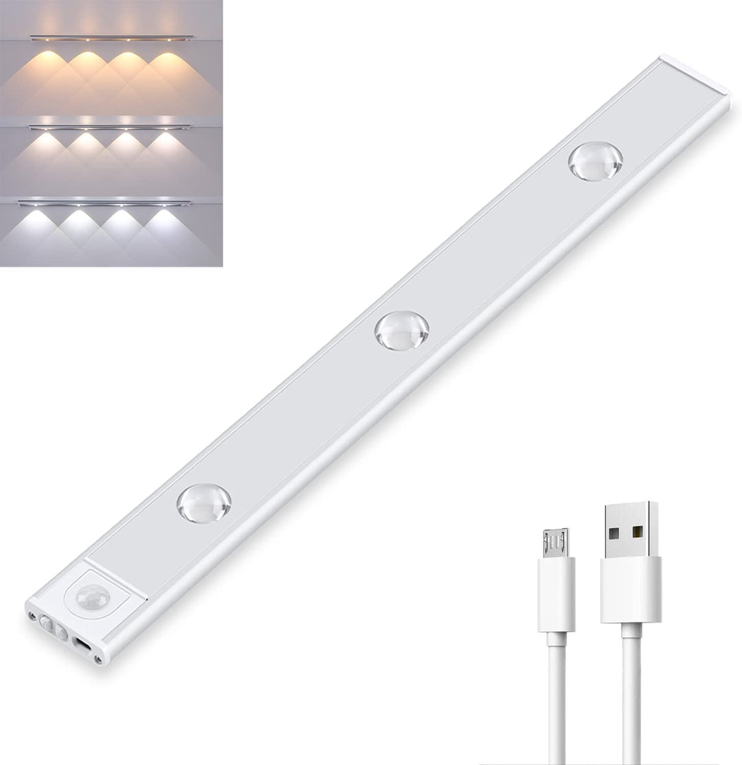 Bezprzewodowe inteligentne lampy LED z czujnikiem ruchu | Ładowalne i energooszczędne oświetlenie do każdego pomieszczenia