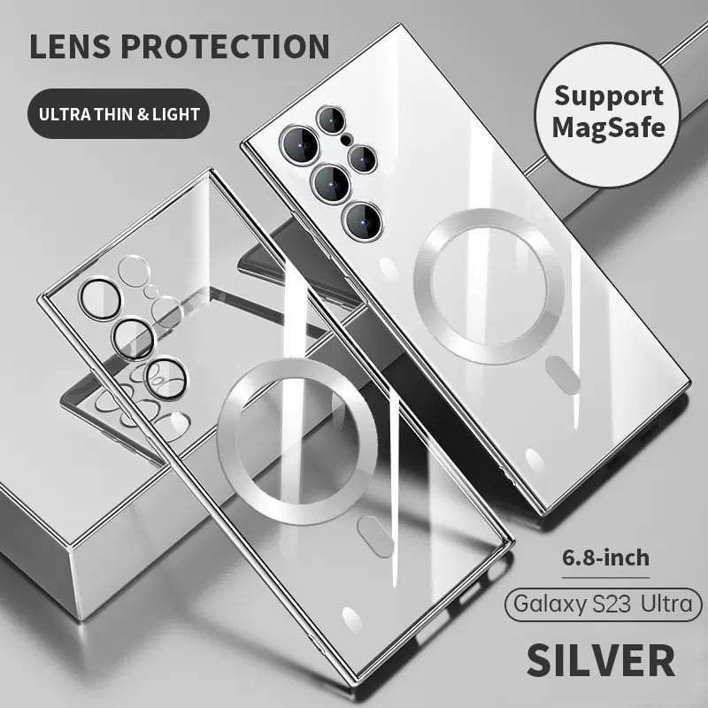 Przezroczysta luksusowa pokrywa magnetyczna dla Samsunga