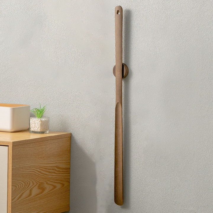 Sandsberg | Łyżka do butów z długim uchwytem | Magnetyczny design z drewna | Drewno naturalne