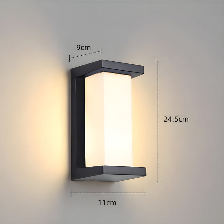 Karnz | LED Zewnętrzny Czujnik Ruchu Wodoszczelna Lampa Ścienna