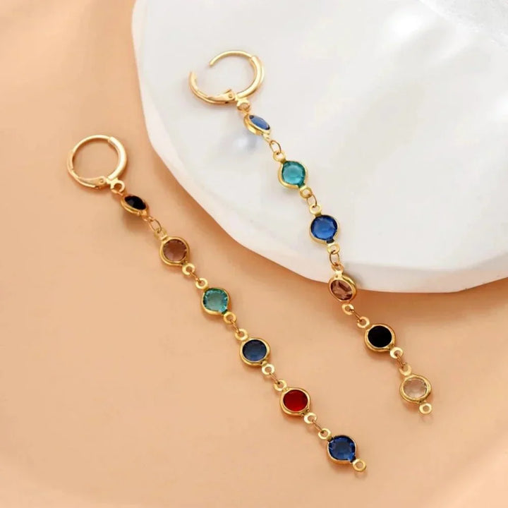 Karnz | Kolczyki Gem Drop w kształcie koła