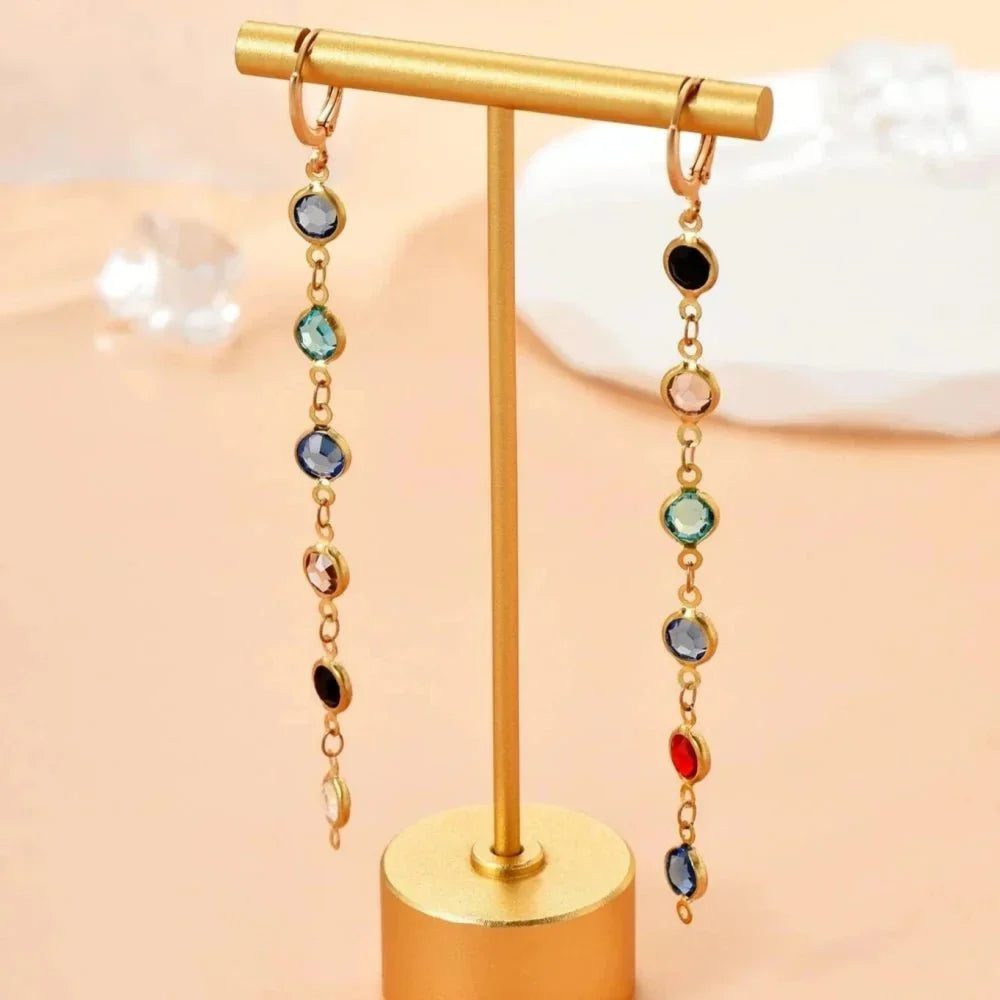 Karnz | Kolczyki Gem Drop w kształcie koła