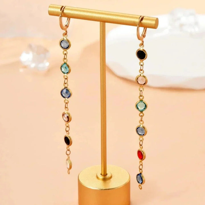Karnz | Kolczyki Gem Drop w kształcie koła