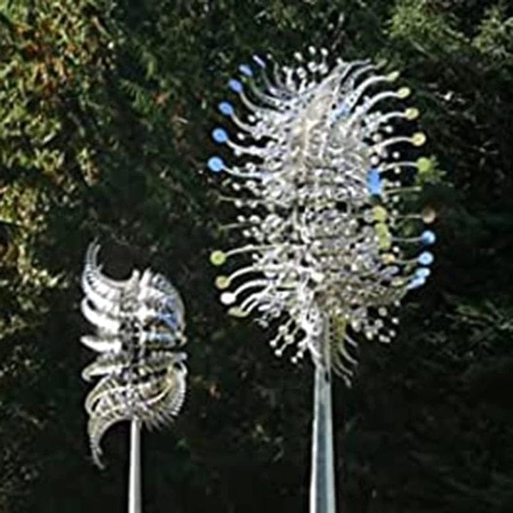 Unikalna i magiczna wiatrak z metalu | Magiczna kinetyczna rzeźba z metalu