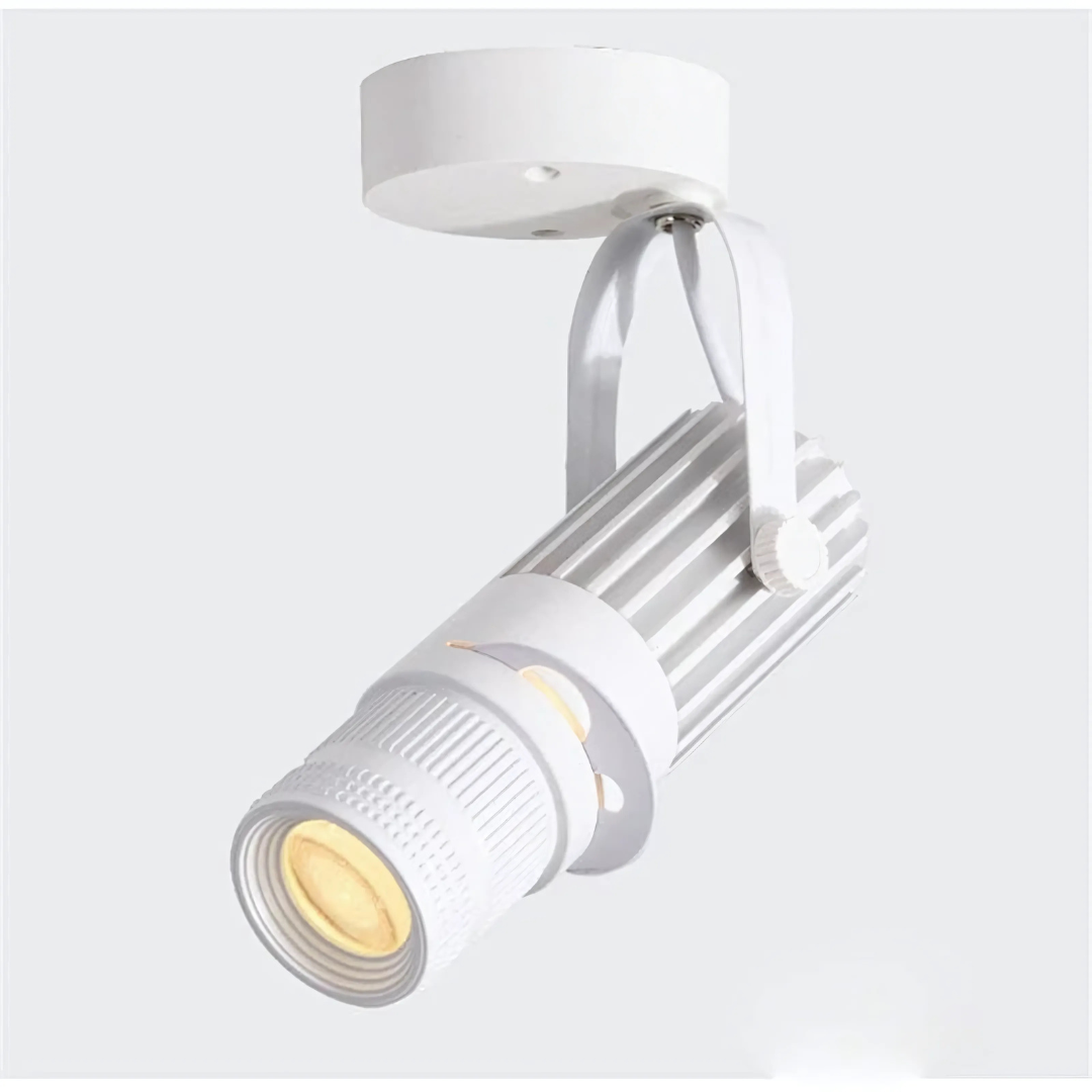 Regulowany reflektor LED sufitowy z aluminium