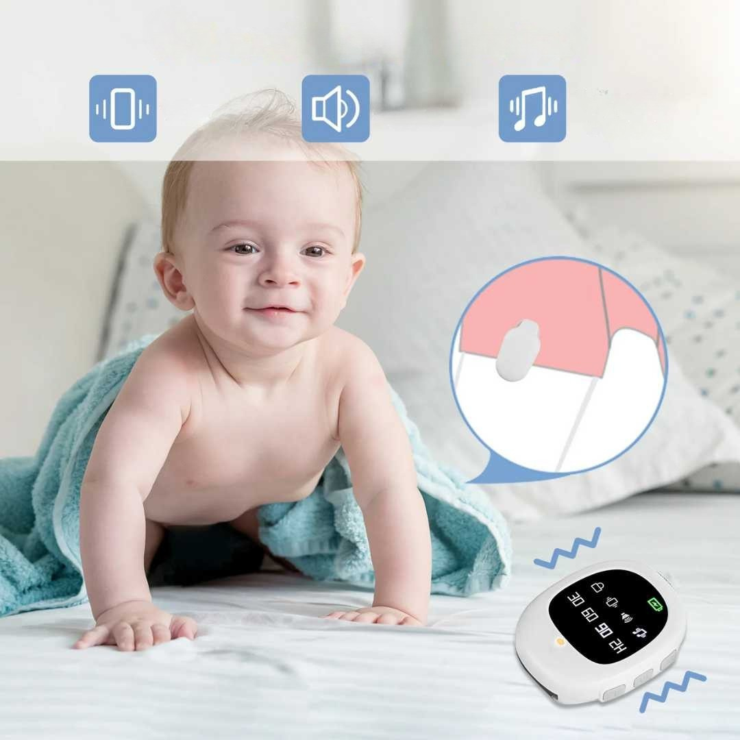 Alarm na moczenie łóżka dla dzieci z czujnikiem wibracyjnym