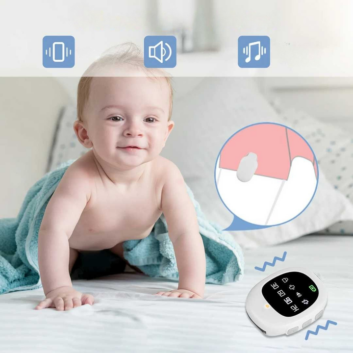 Alarm na moczenie łóżka dla dzieci z czujnikiem wibracyjnym