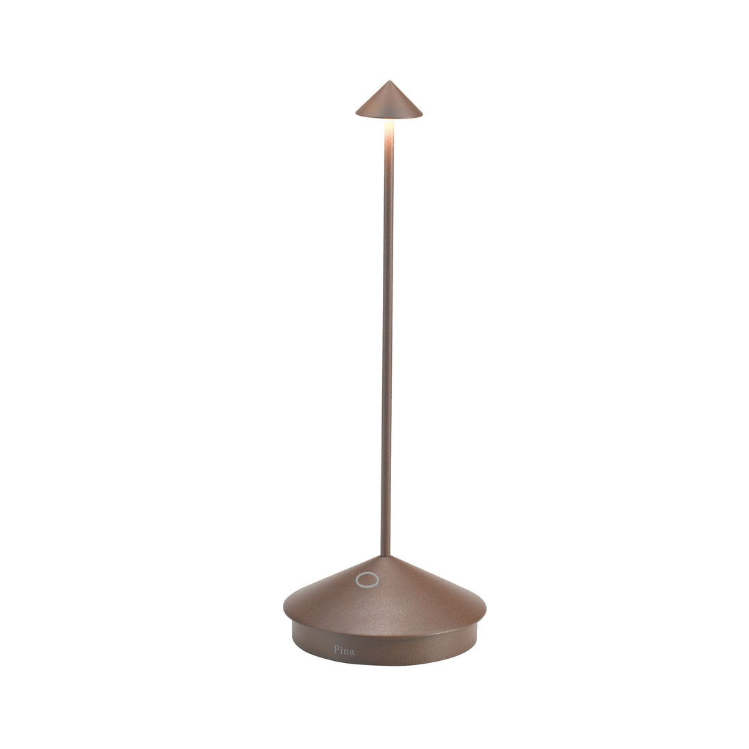 Przenośna lampa LED Lumora – Ściemniana, odporna na warunki atmosferyczne i stylowa | Karnz