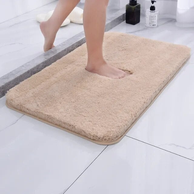 Karnz | Antypoślizgowa Mata Łazienkowa Szybkoschnąca Mikrofibra 50 x 80 cm Luksus Komfort Bezpieczeństwo