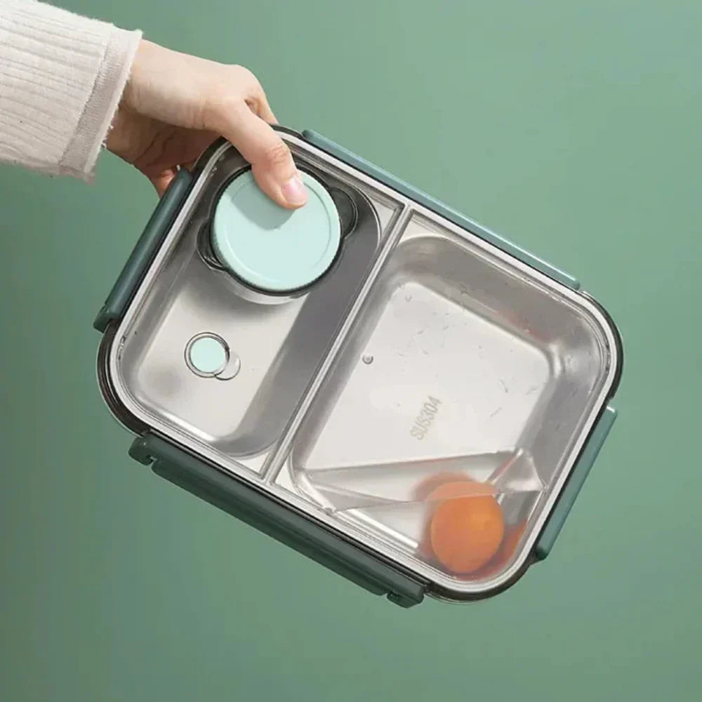 Lunchbox ze stali nierdzewnej, izolowany pojemnik na jedzenie
