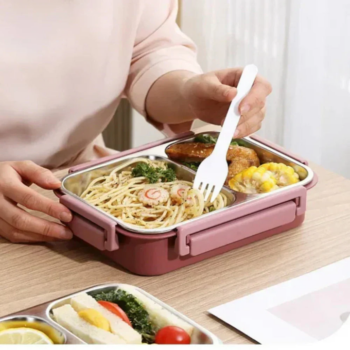 Lunchbox ze stali nierdzewnej, izolowany pojemnik na jedzenie