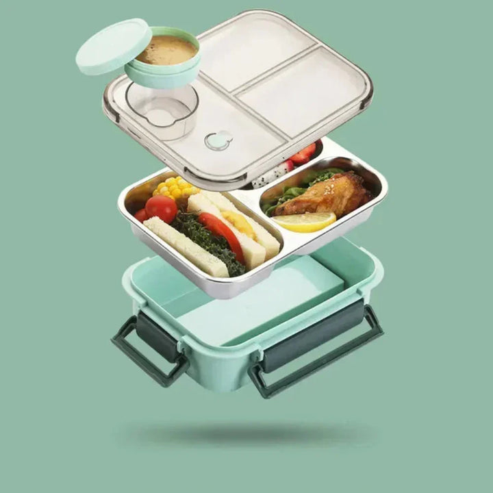 Lunchbox ze stali nierdzewnej, izolowany pojemnik na jedzenie