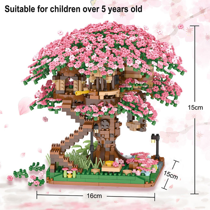 Karnz | Sakura Drzewo Wiśniowe Nano-Zestaw Budowlany