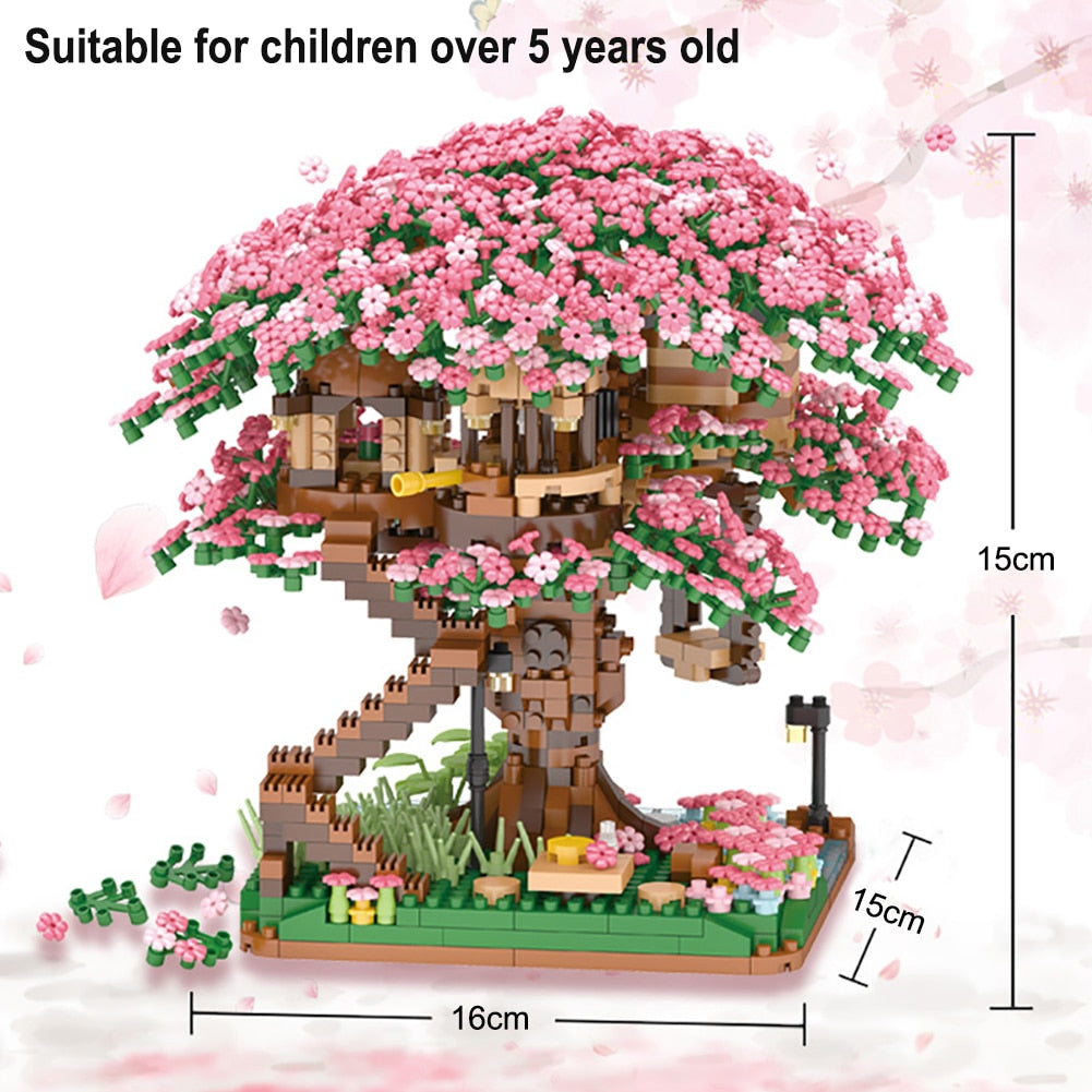 Karnz | Sakura Drzewo Wiśniowe Mini-Zestaw Budowlany