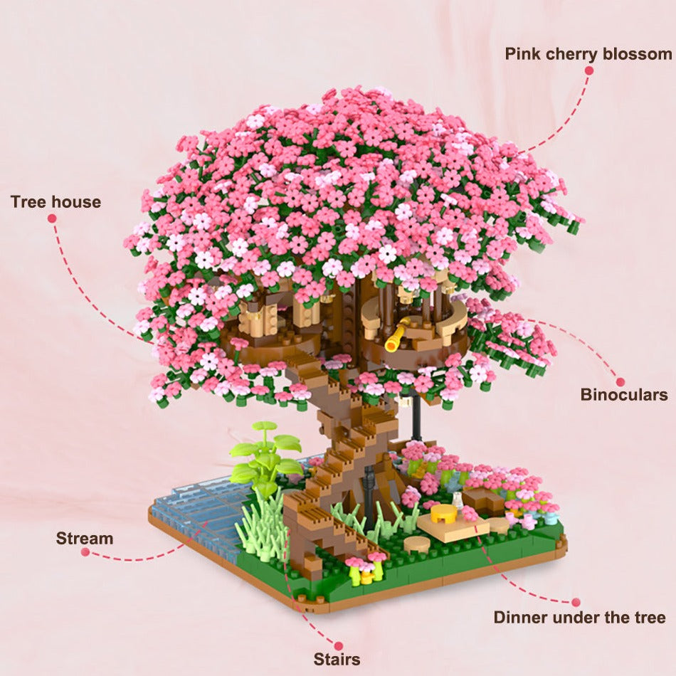 Karnz | Sakura Drzewo Wiśniowe Nano-Zestaw Budowlany