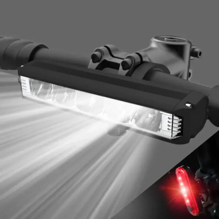 Mocna lampa przednia rowerowa 1400 Lumen – ładowana przez USB i odporna na warunki atmosferyczne | Karnz
