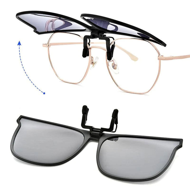 Nowe polaryzowane okulary przeciwsłoneczne clip-on