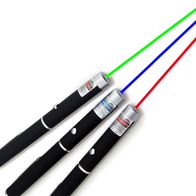 Laserowy wskaźnik Laserlichtstift Laservisier 5 MW Wysokowydajny wskaźnik laserowy Zielony Niebieski Czerwony Militarny Lazeromierz 405 Nm 530 Nm 650 Nm Lazer