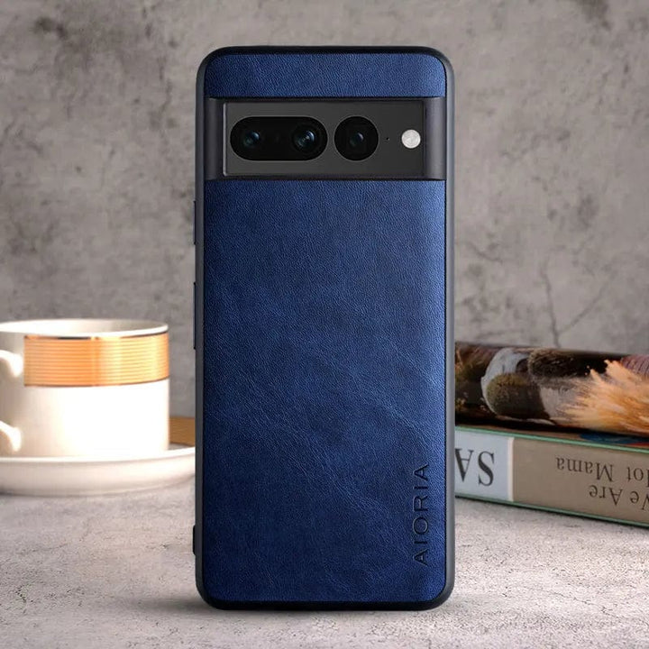 Luksusowe etui skórzane do Google Pixel 8/7/6 | Ochrona TPU odporna na wstrząsy