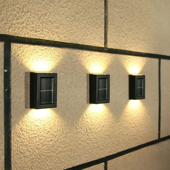 Karnz | SolarGlow Luxe Solarne Lampy Ścienne – Bezprzewodowe, Stylowe i Gotowe na Gorące Wieczory
