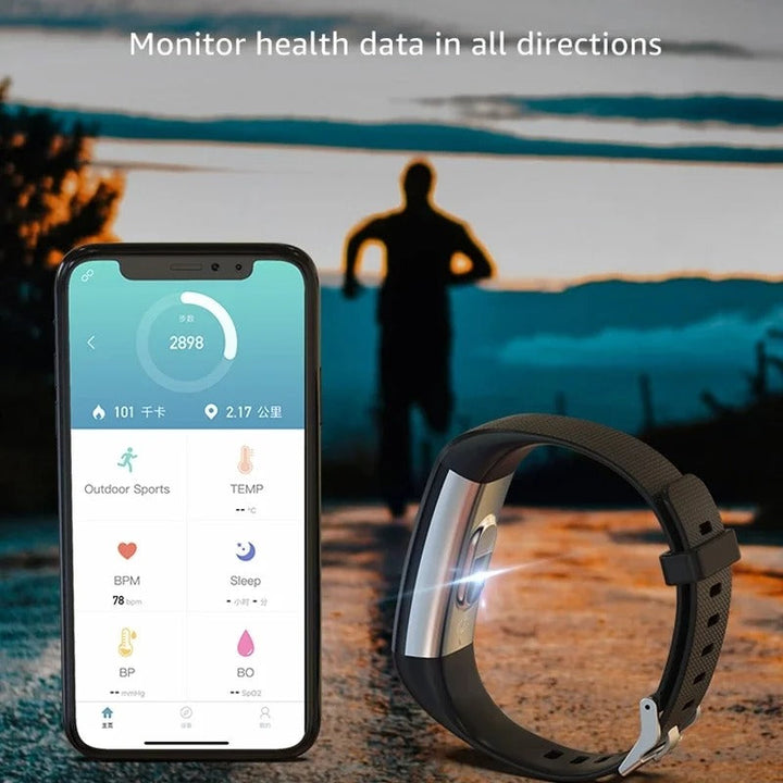 Sandsberg | Smartwatch z monitorowaniem ciśnienia krwi i tętna – Tracker fitness dla kobiet