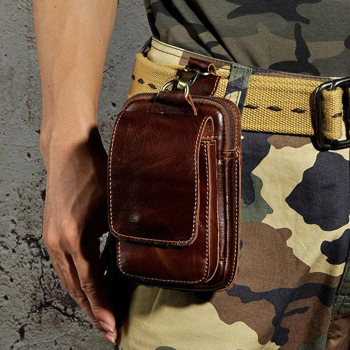Wysokiej jakości męska saszetka skórzana – Guardian Leather