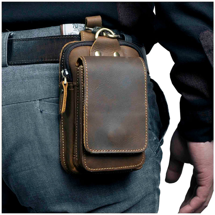 Wysokiej jakości męska saszetka skórzana – Guardian Leather