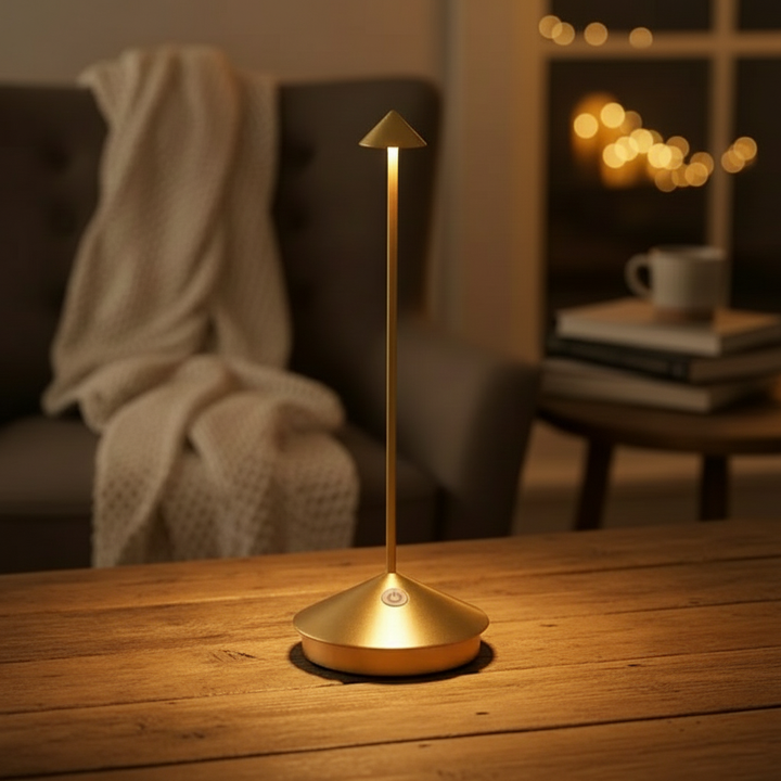 ClarityGlow – Bezprzewodowa lampa LED na stół | Karnz
