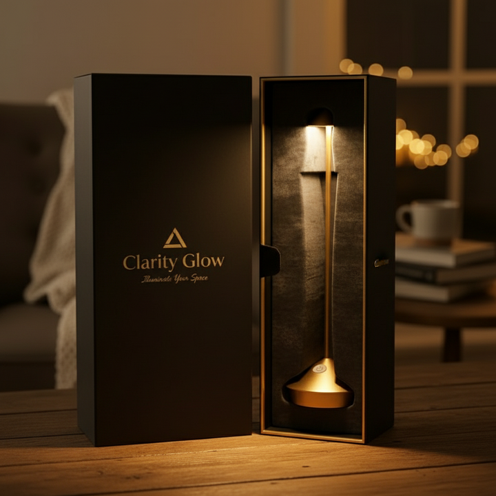 ClarityGlow – Bezprzewodowa lampa LED na stół | Karnz
