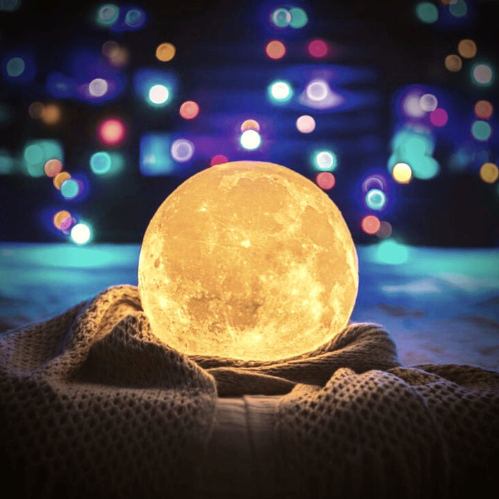Lampa Księżycowa - Ładowalna - Sterowanie Dotykowe