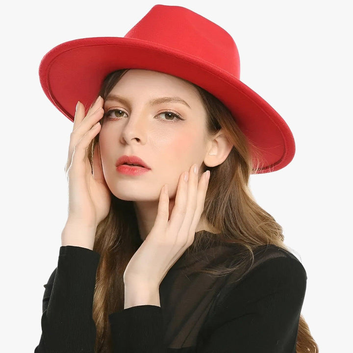 Uniseksowy vintage kapelusz fedora