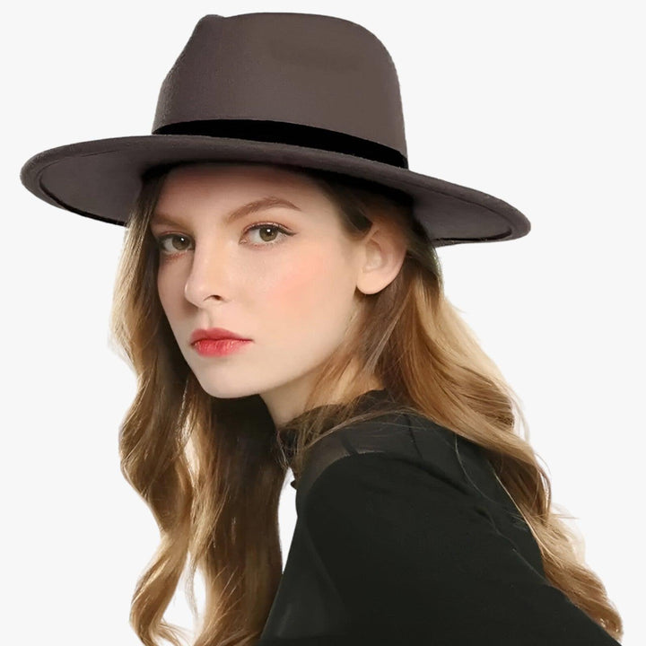 Uniseksowy vintage kapelusz fedora