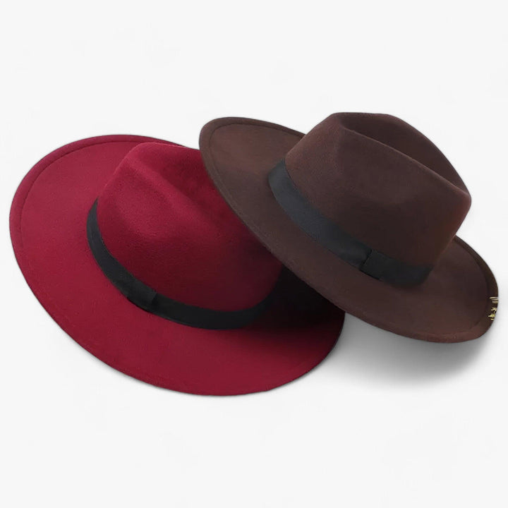 Uniseksowy vintage kapelusz fedora