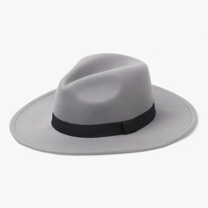 Uniseksowy vintage kapelusz fedora