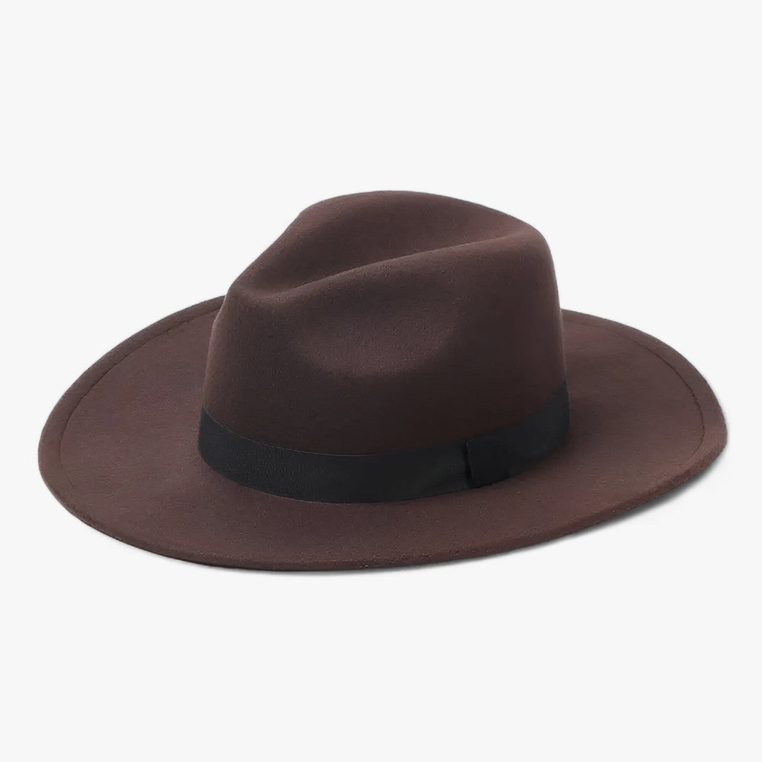 Uniseksowy vintage kapelusz fedora