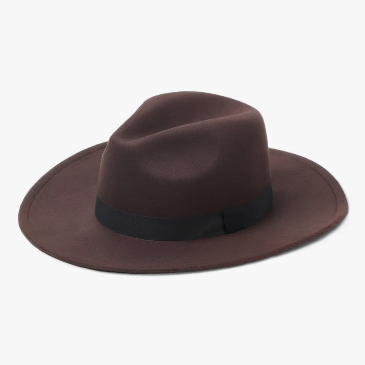 Uniseksowy vintage kapelusz fedora