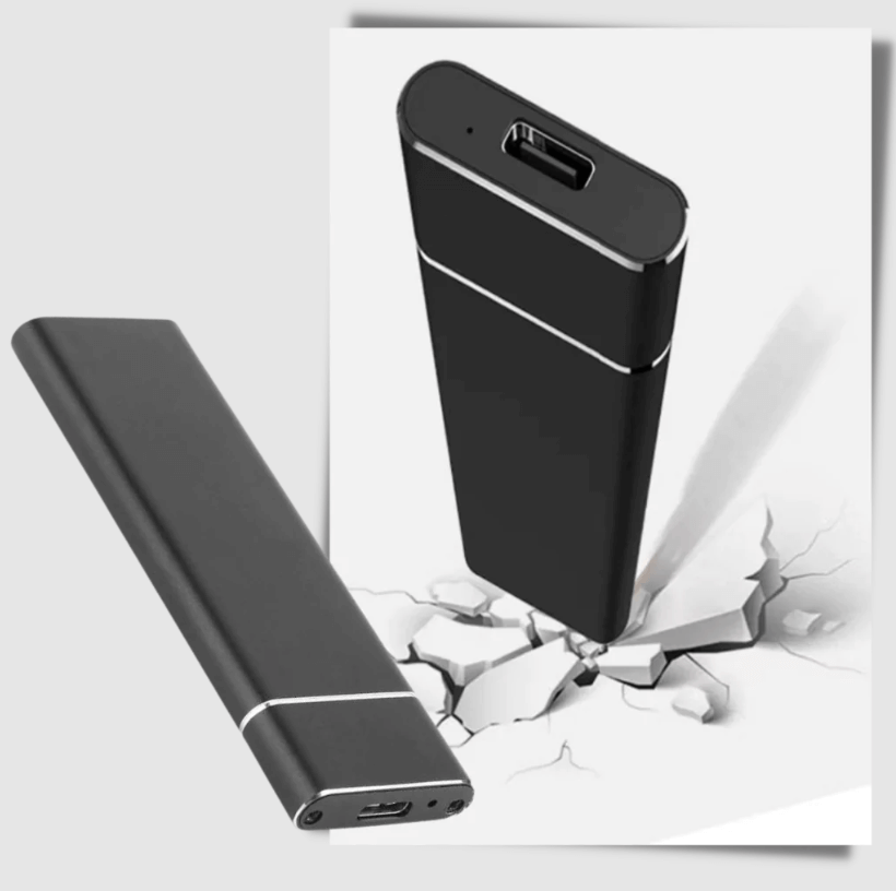 SafeStorage - Zewnętrzny Mini-SSD 128 GB