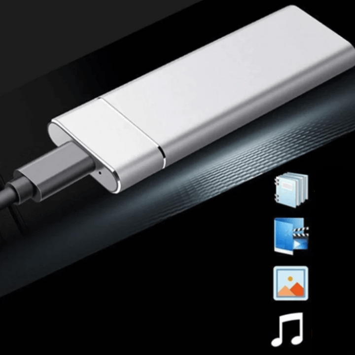 SafeStorage - Zewnętrzny Mini-SSD 128 GB