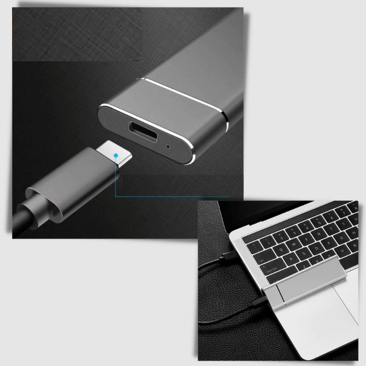 SafeStorage - Zewnętrzny Mini-SSD 128 GB