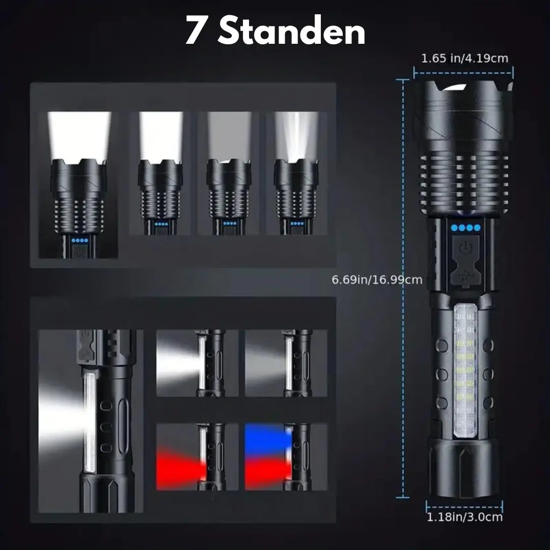 PowerBeam Latarka wojskowa z 5000 lumenów