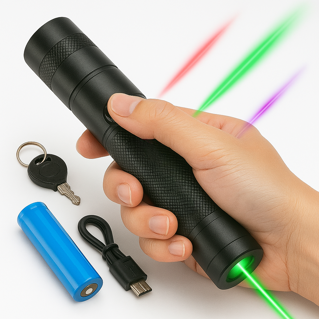 Ładowalny laserowy wskaźnik o wysokiej mocy
