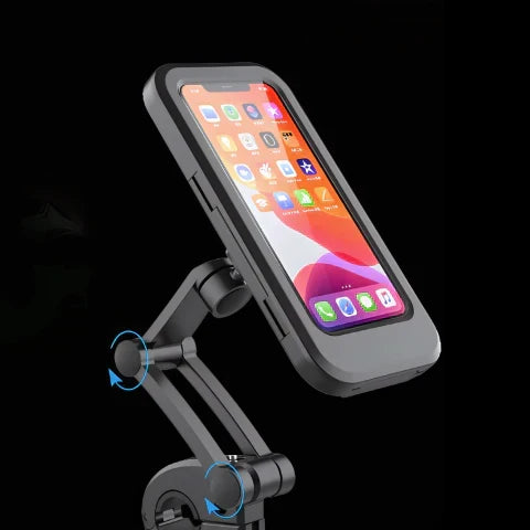 SafeRide wodoodporny uchwyt na telefon – obrót 360° do roweru i na deszczową pogodę | Karnz