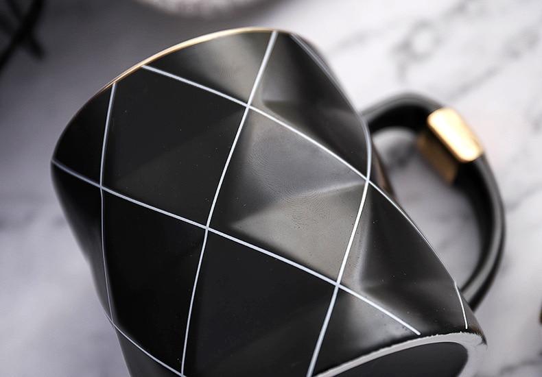 Geometryczna "Prosta" Filiżanka | Karnz