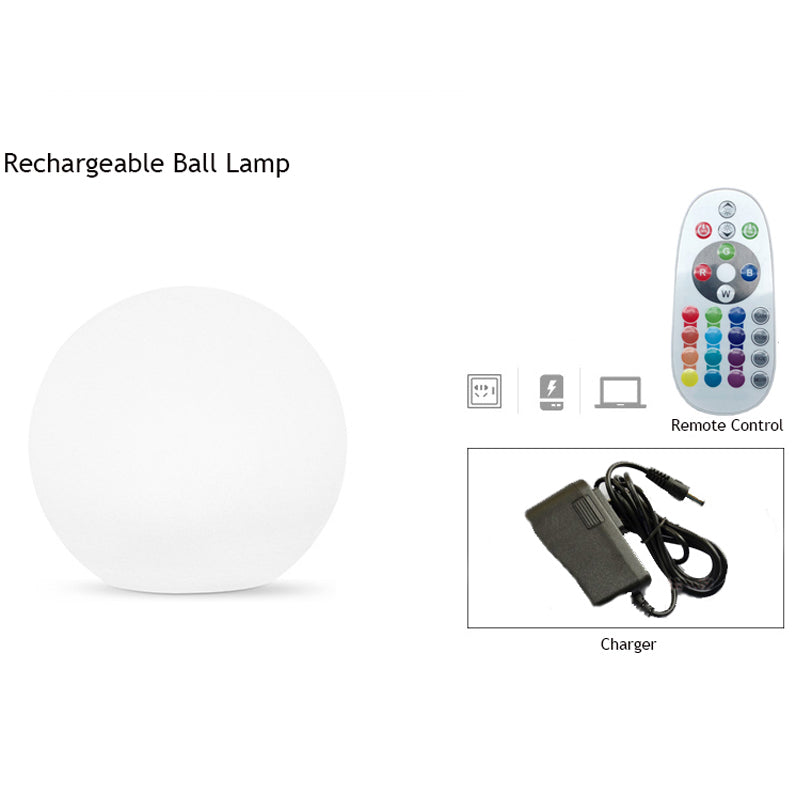 Wodoodporne LED Oświetlenie Ogrodowe Kula RGB