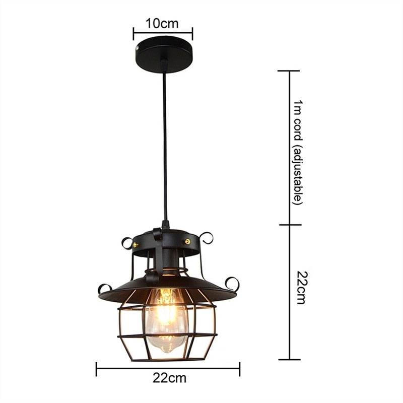 Lampa sufitowa Sandsberg w stylu industrialnym