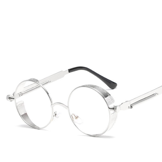 Kreatywne Okrągłe Retro Metalowe Okulary Przeciwsłoneczne | Karnz