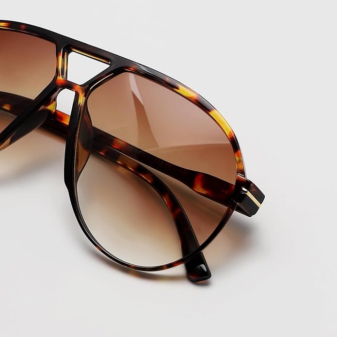 Okulary przeciwsłoneczne Aviator Oversize Retro UV400 | Karnz
