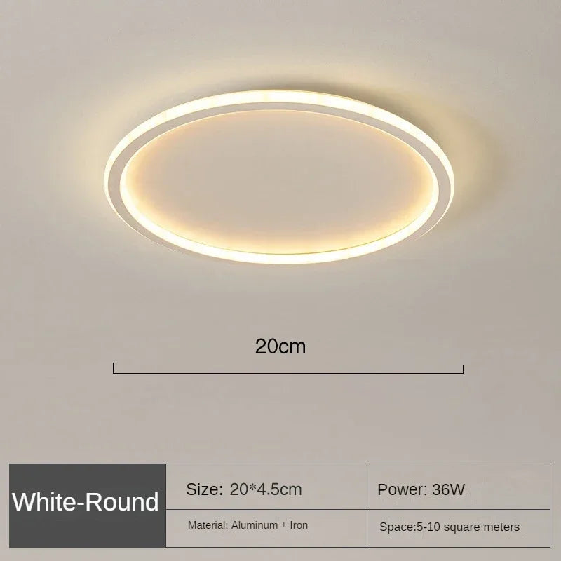 Karnz | Skandynawska Okrągła Lampa Sufitowa - NordicGlow